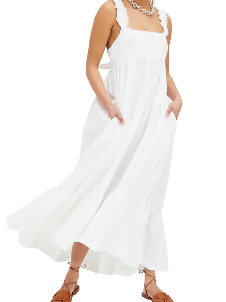 Free People Free-Est Isabella Ruffle Maxi Dress